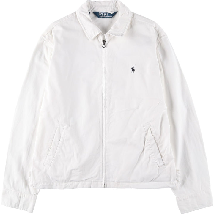 Ralph Lauren POLO by Ralph Lauren Swing Top Sports Jacket Men's L size cotton white type Vintage Second Hand