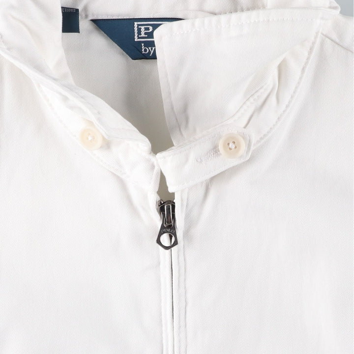 Ralph Lauren POLO by Ralph Lauren Swing Top Sports Jacket Men's L size cotton white type Vintage Second Hand