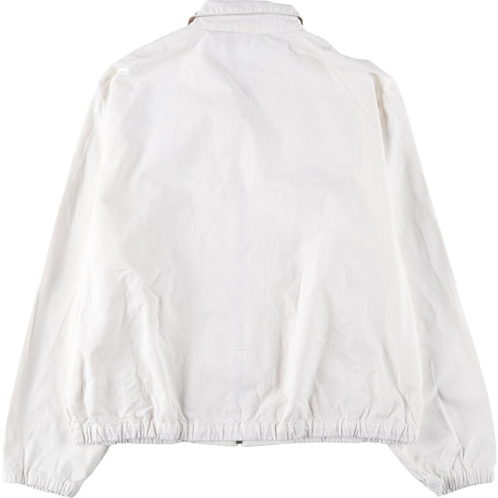 90'S Polo by Ralph Lauren swing top sports jacket, made in the USA, men's size L, vintage cotton white type Vintage Second Hand