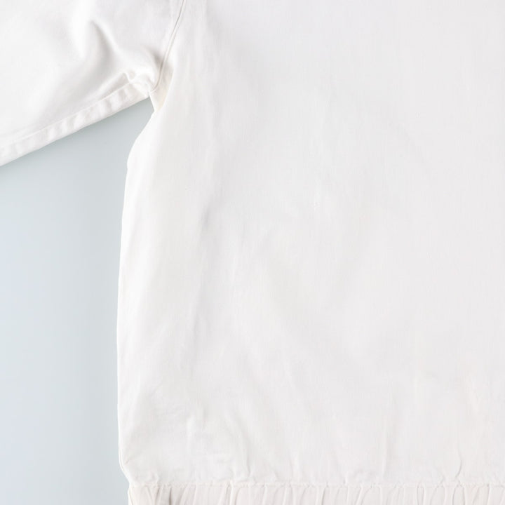 90'S Polo by Ralph Lauren swing top sports jacket, made in the USA, men's size L, vintage cotton white type Vintage Second Hand