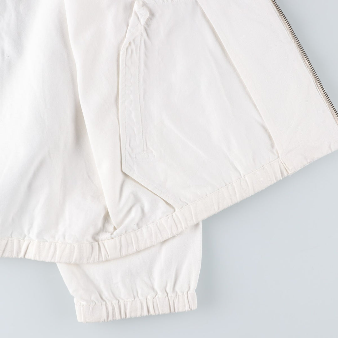 90'S Polo by Ralph Lauren swing top sports jacket, made in the USA, men's size L, vintage cotton white type Vintage Second Hand