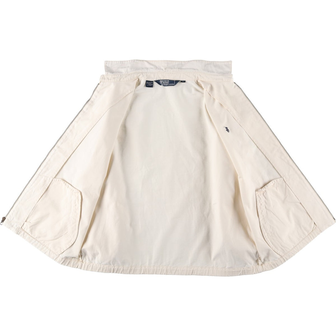 Ralph Lauren POLO by Ralph Lauren Swing Top Sports Jacket Men's L size cotton ivory Vintage Second Hand