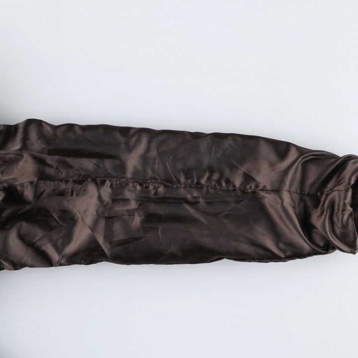 Banana Republic suede leather half coat, men's size S genuine leather brown type Vintage Second Hand