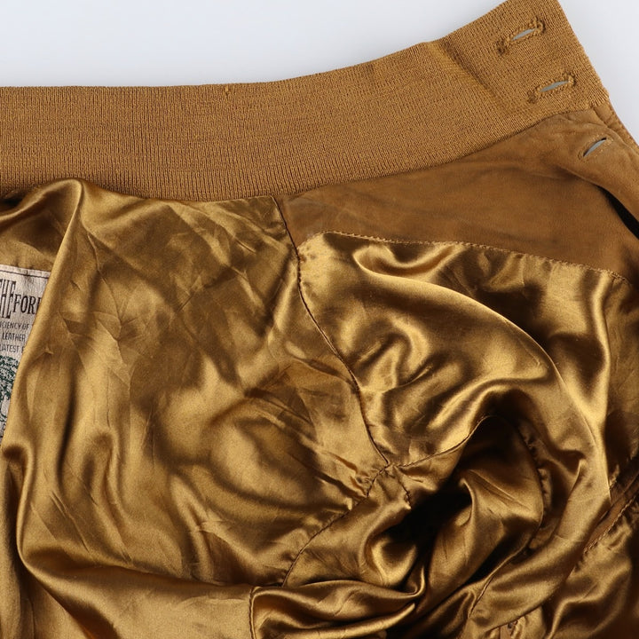 90'S SAVE THE FOREST Balster Jacket, Suede Leather Blouson, Men's Size L, Vintage Genuine Leather Suede Leather brown type Vintage Second Hand