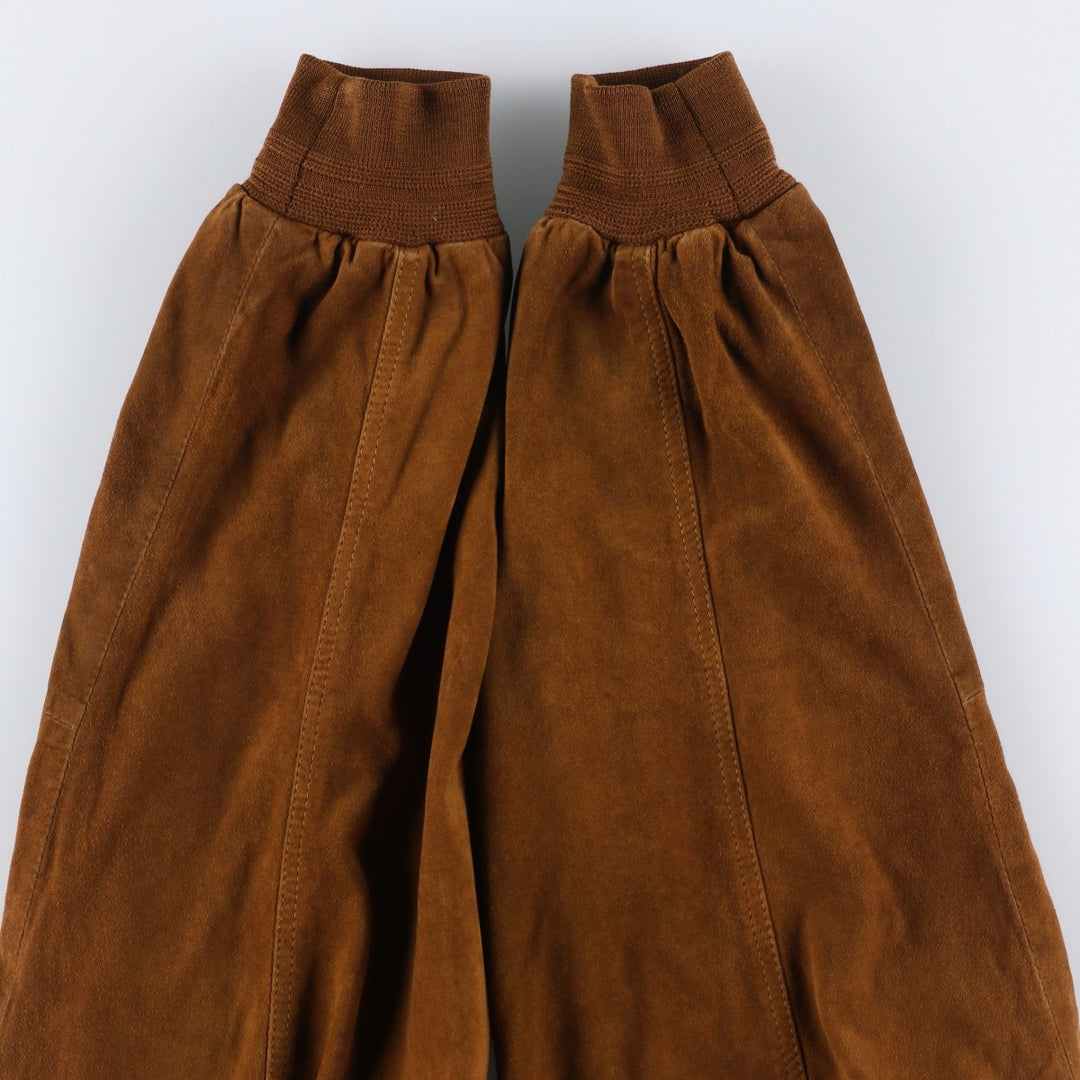 Vintage Balster Jacket, Suede Leather Blouson, Men's Size M unclear brown type Vintage Second Hand
