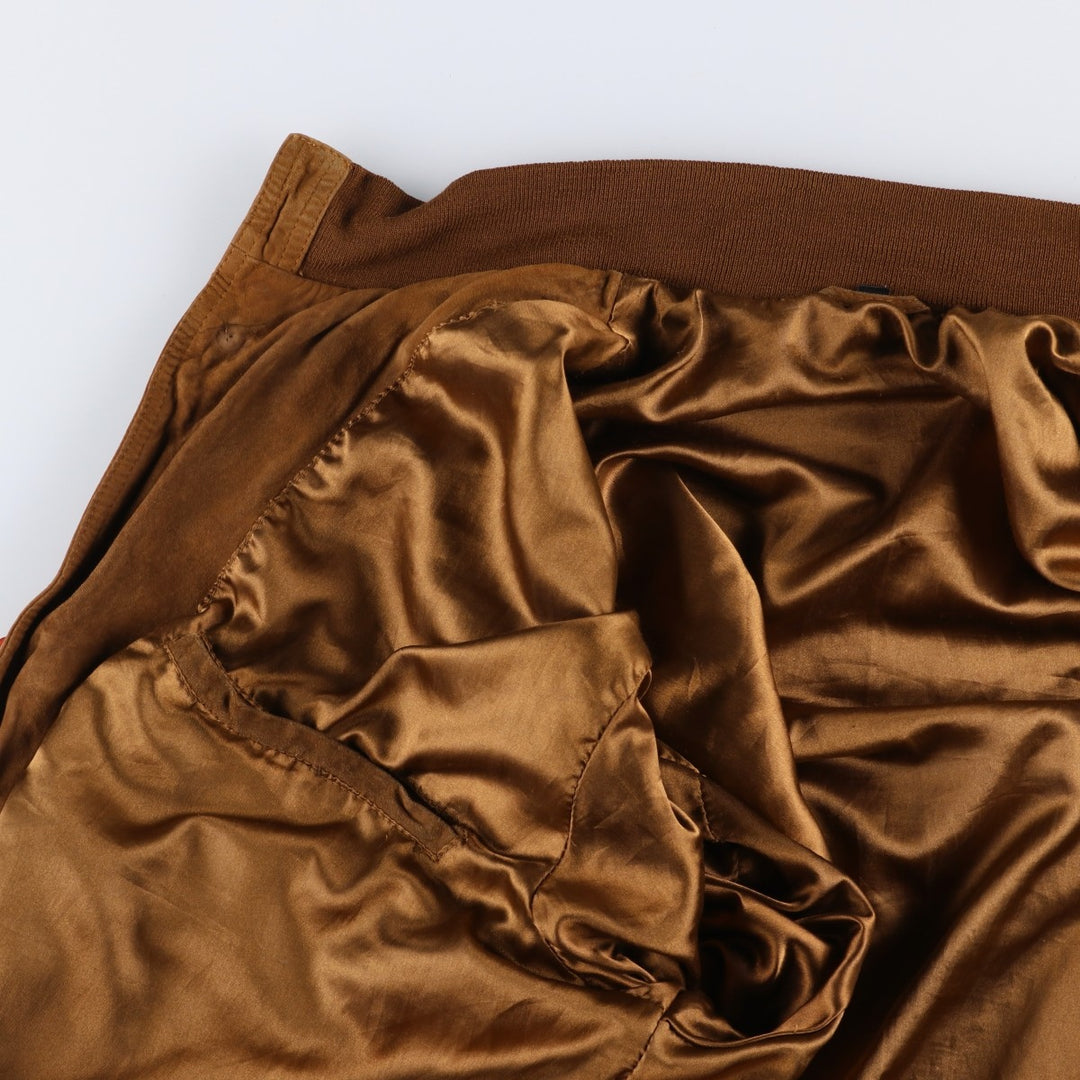 Vintage Balster Jacket, Suede Leather Blouson, Men's Size M unclear brown type Vintage Second Hand