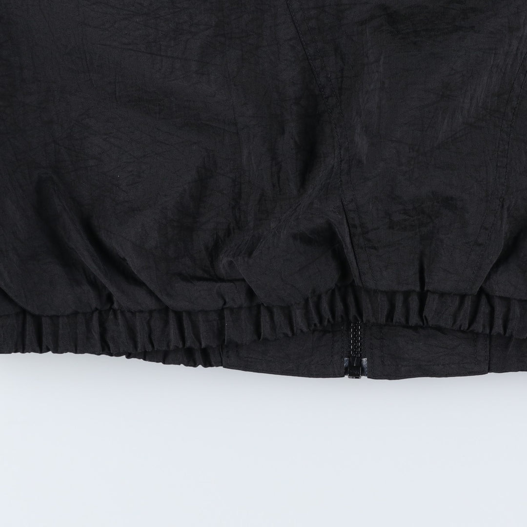 Vintage 80s-90'S Adidas padded hoodie/puffer jacket, size M, men's Nylon black type Vintage Second Hand