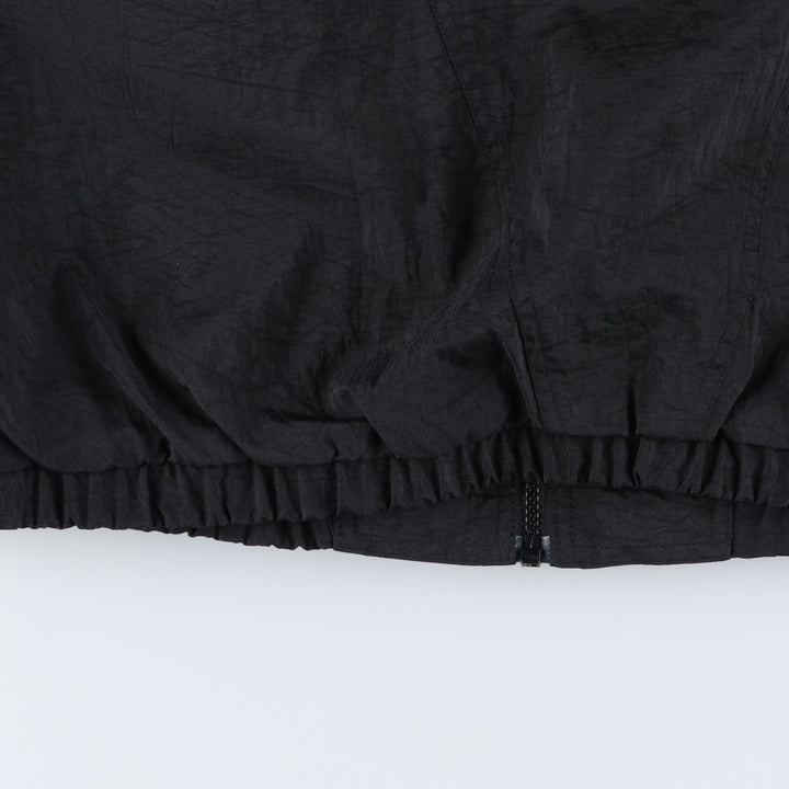 Vintage 80s-90'S Adidas padded hoodie/puffer jacket, size M, men's Nylon black type Vintage Second Hand