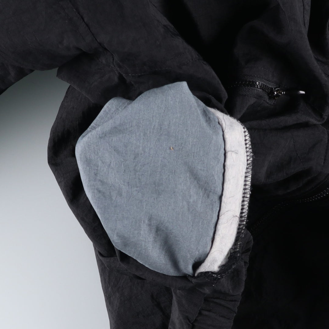 Vintage 80s-90'S Adidas padded hoodie/puffer jacket, size M, men's Nylon black type Vintage Second Hand