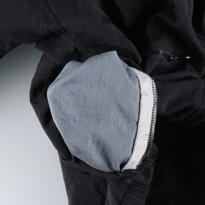 Vintage 80s-90'S Adidas padded hoodie/puffer jacket, size M, men's Nylon black type Vintage Second Hand