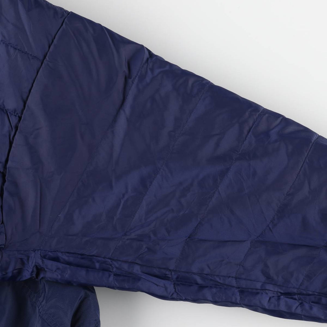 90s-00'S Adidas padded puffer jacket, men's size L Nylon navy blue type Vintage Second Hand