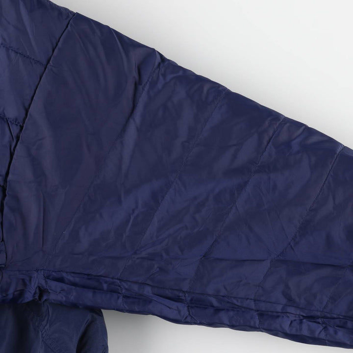 90s-00'S Adidas padded puffer jacket, men's size L Nylon navy blue type Vintage Second Hand