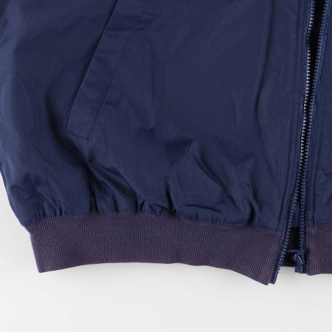 90s-00'S Adidas padded puffer jacket, men's size L Nylon navy blue type Vintage Second Hand