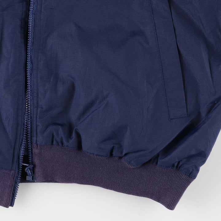 90s-00'S Adidas padded puffer jacket, men's size L Nylon navy blue type Vintage Second Hand