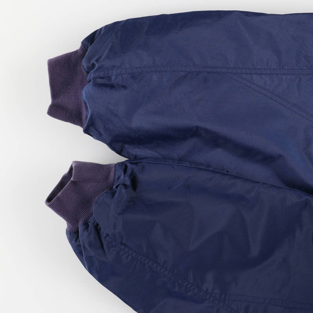 90s-00'S Adidas padded puffer jacket, men's size L Nylon navy blue type Vintage Second Hand