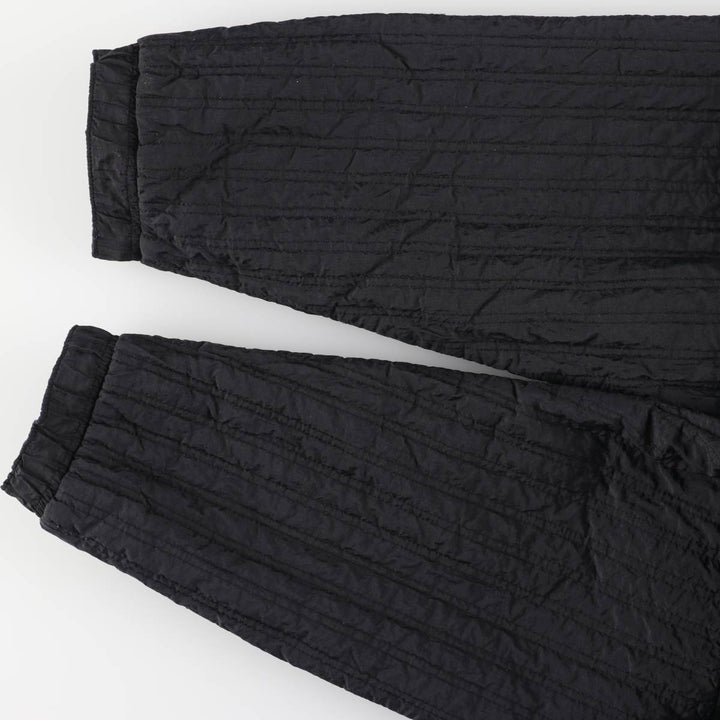 90'S Nike reversible puffer jacket with back logo, men's size L, vintage Nylon Navy blue Vintage Second Hand