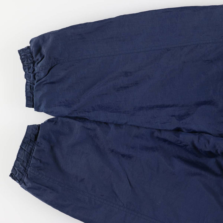 90'S Nike reversible puffer jacket with back logo, men's size L, vintage Nylon Navy blue Vintage Second Hand