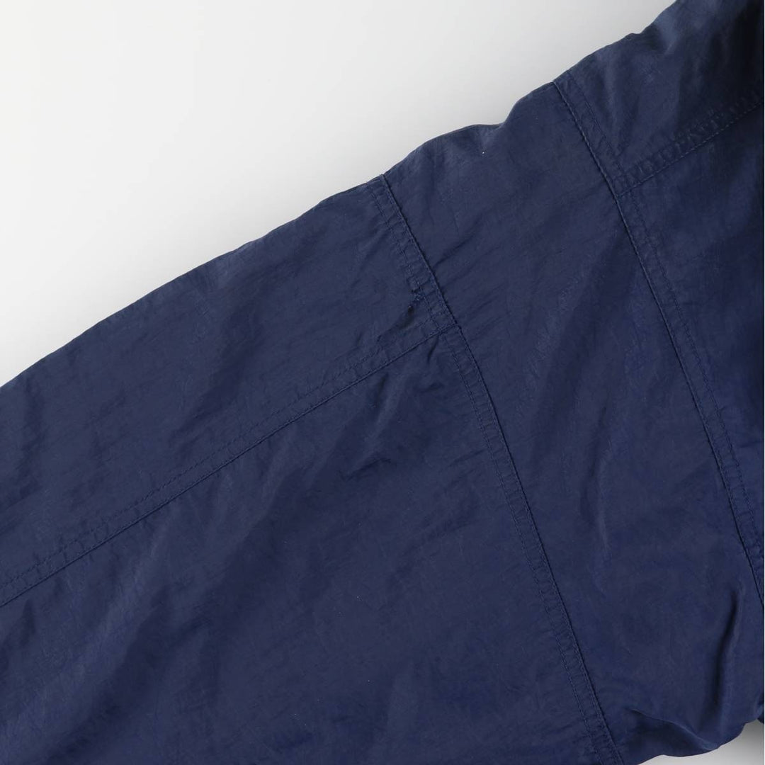 90'S Nike reversible puffer jacket with back logo, men's size L, vintage Nylon Navy blue Vintage Second Hand