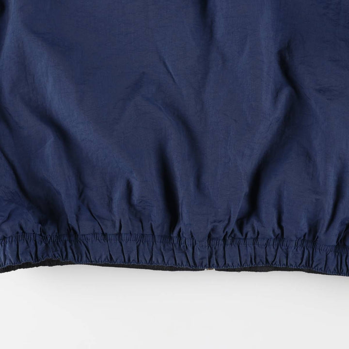 90'S Nike reversible puffer jacket with back logo, men's size L, vintage Nylon Navy blue Vintage Second Hand