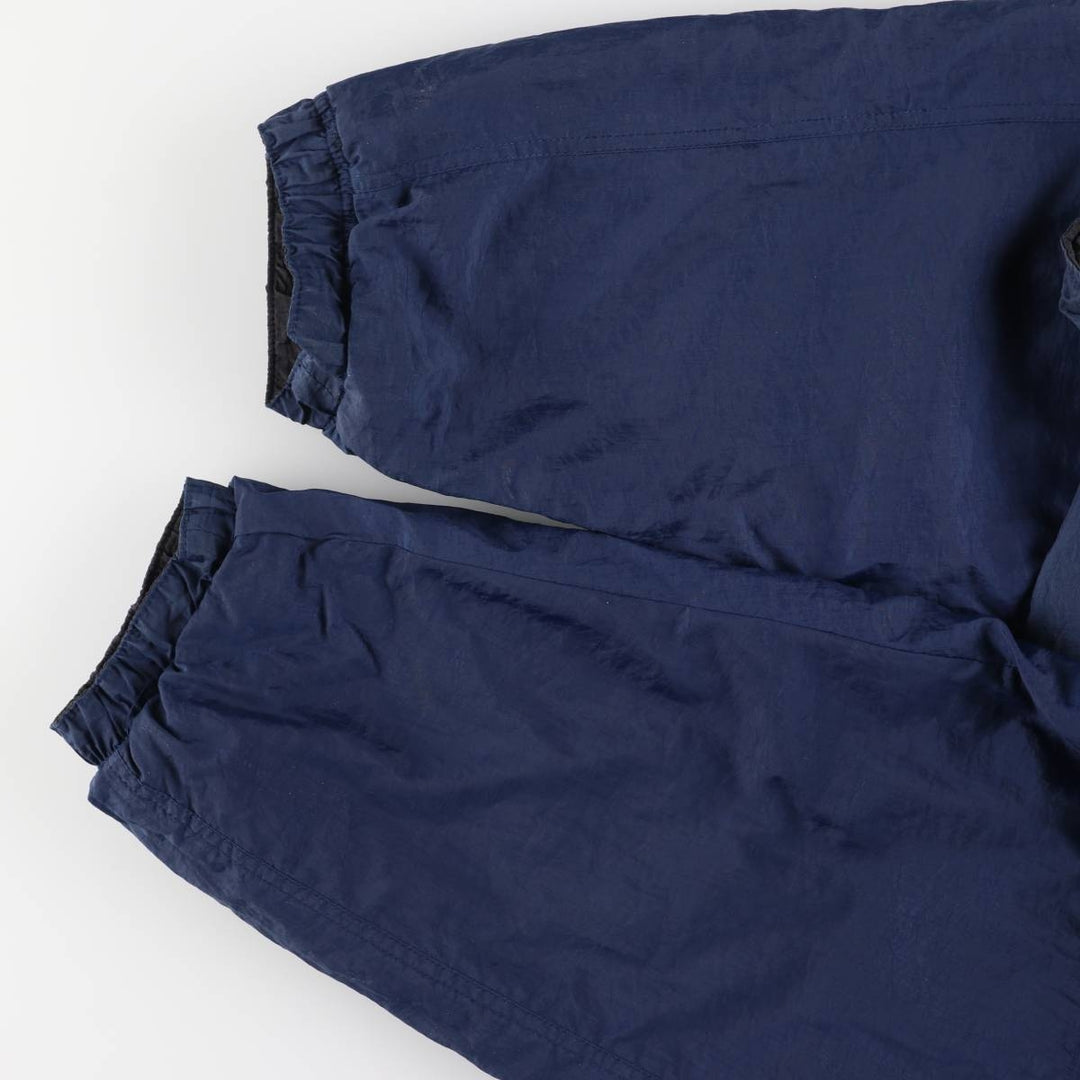 90'S Nike reversible puffer jacket with back logo, men's size L, vintage Nylon Navy blue Vintage Second Hand