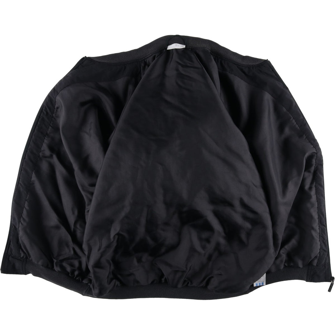 Vintage 80s-90'S Adidas padded puffer jacket, men's size L polyester black type Vintage Second Hand