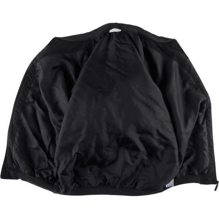 Vintage 80s-90'S Adidas padded puffer jacket, men's size L polyester black type Vintage Second Hand