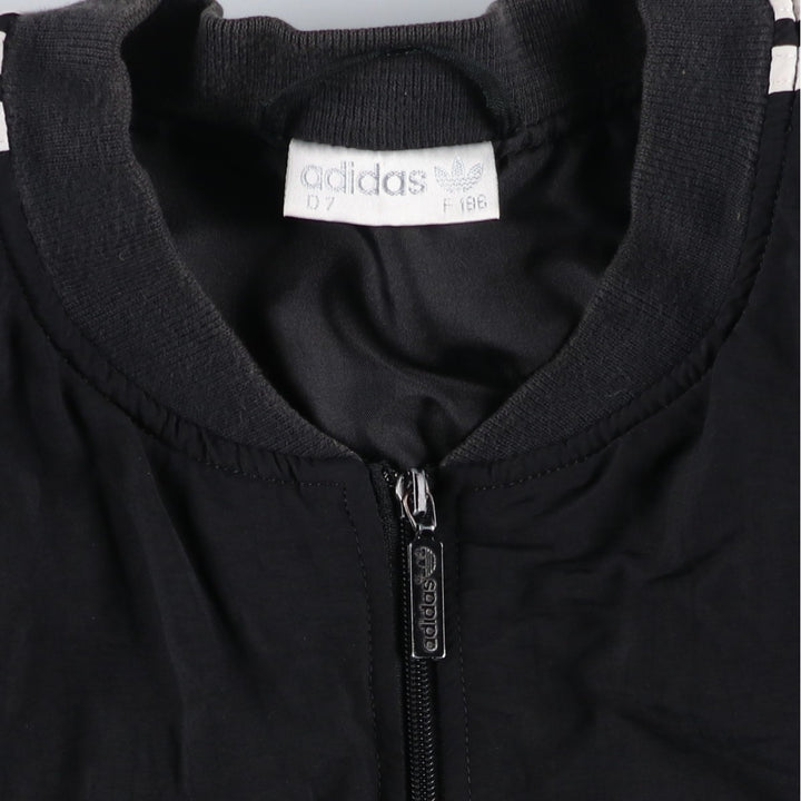 Vintage 80s-90'S Adidas padded puffer jacket, men's size L polyester black type Vintage Second Hand