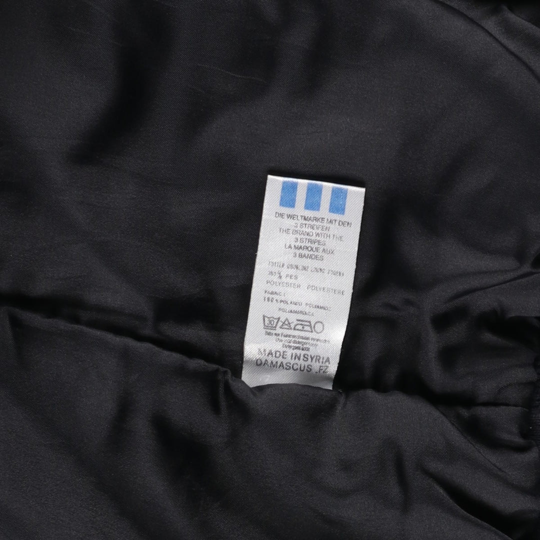 Vintage 80s-90'S Adidas padded puffer jacket, men's size L polyester black type Vintage Second Hand