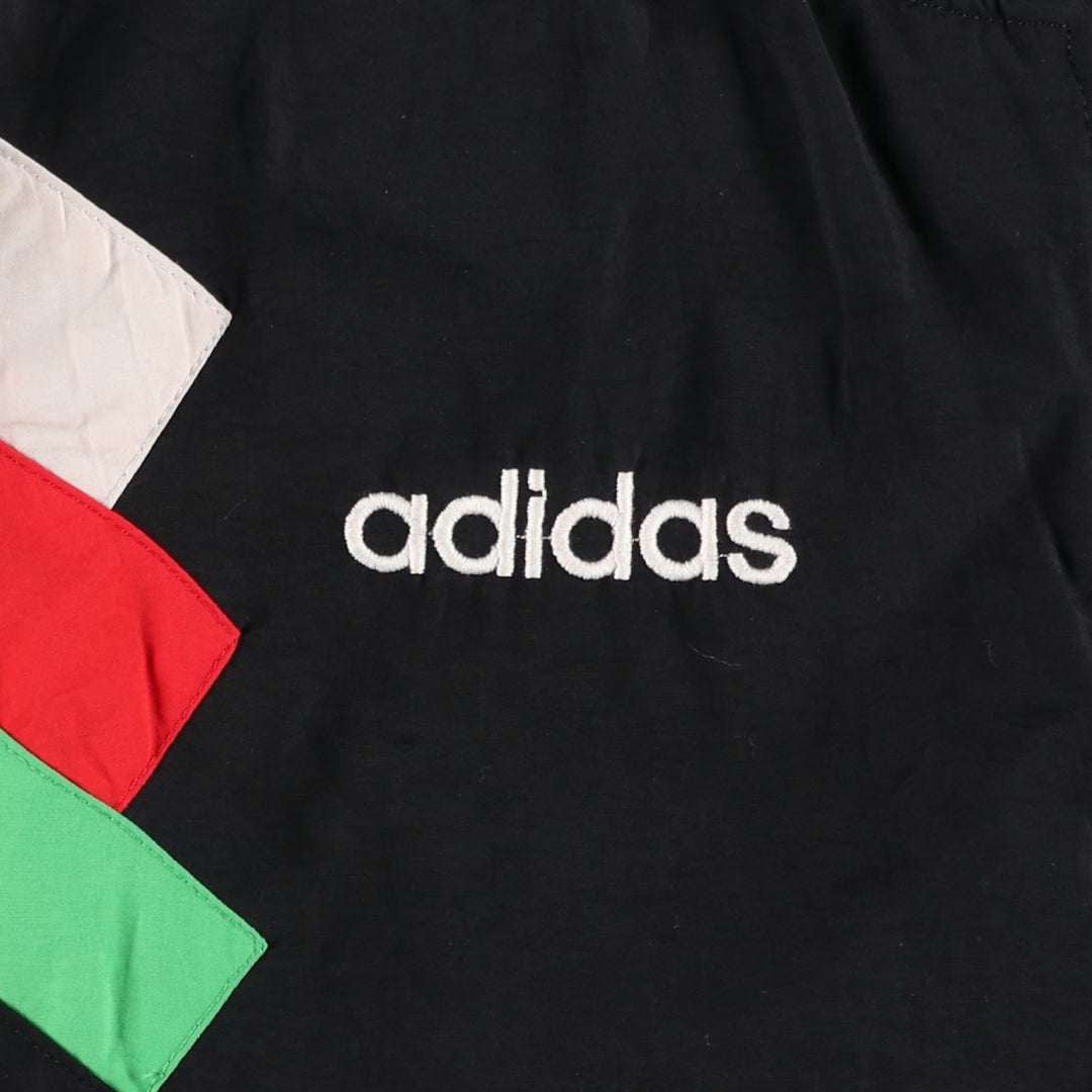 Vintage 80s-90'S Adidas padded puffer jacket, men's size L polyester black type Vintage Second Hand