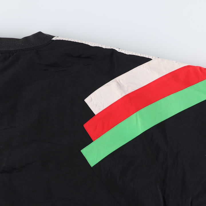 Vintage 80s-90'S Adidas padded puffer jacket, men's size L polyester black type Vintage Second Hand