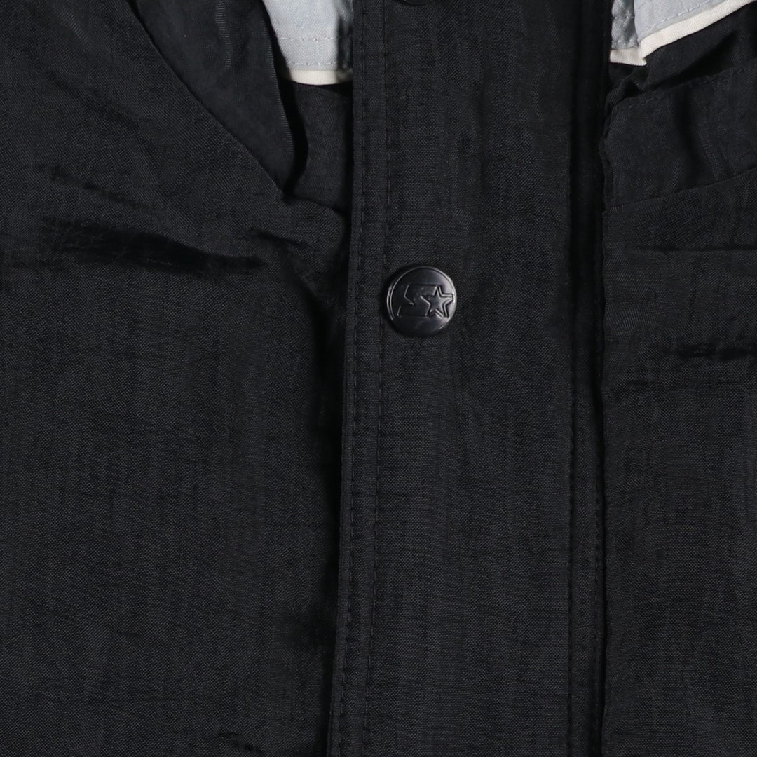 90'S Starter NFL Los Angeles Raiders Padded Puffer Jacket, Men's Size L Nylon black type Vintage Second Hand