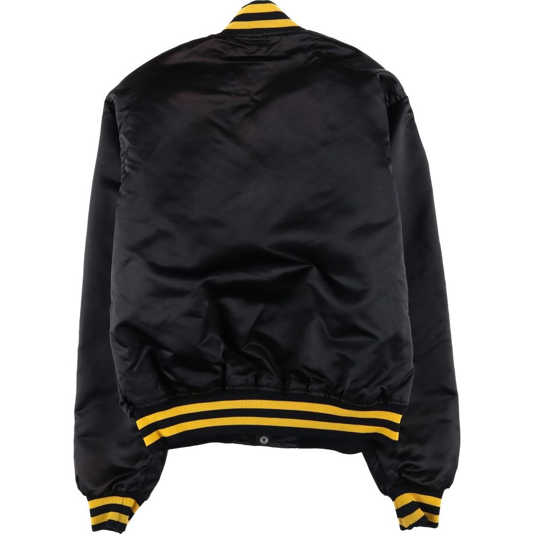 80s-90'S Starter MLB Pittsburgh Pirates Padded Nylon Stadium Jacket, Made in USA, Men's Size L Nylon black type Vintage Second Hand
