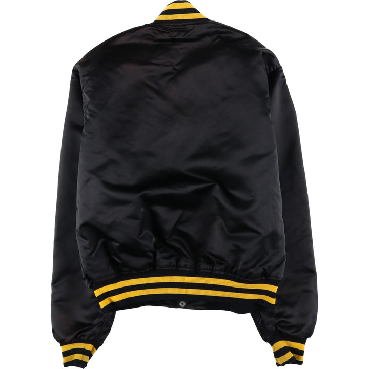 80s-90'S Starter MLB Pittsburgh Pirates Padded Nylon Stadium Jacket, Made in USA, Men's Size L Nylon black type Vintage Second Hand