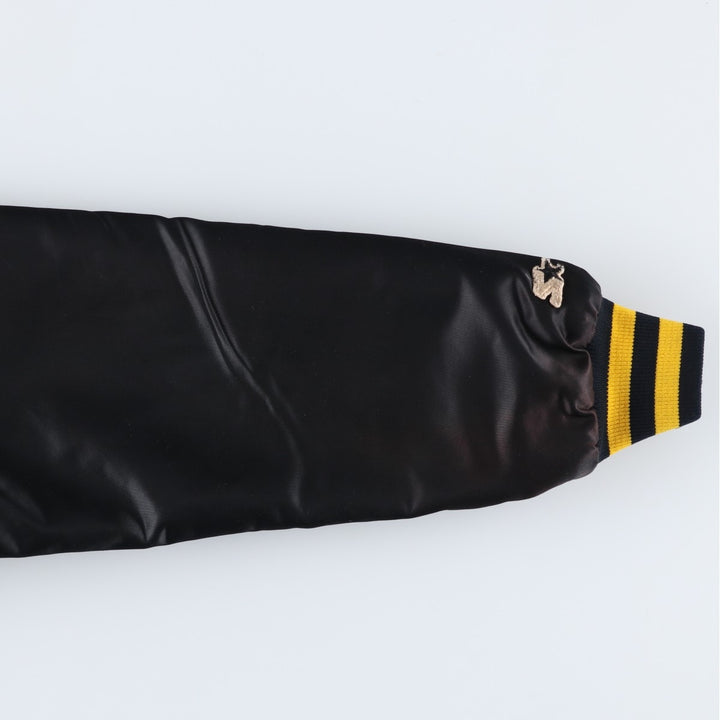 80s-90'S Starter MLB Pittsburgh Pirates Padded Nylon Stadium Jacket, Made in USA, Men's Size L Nylon black type Vintage Second Hand