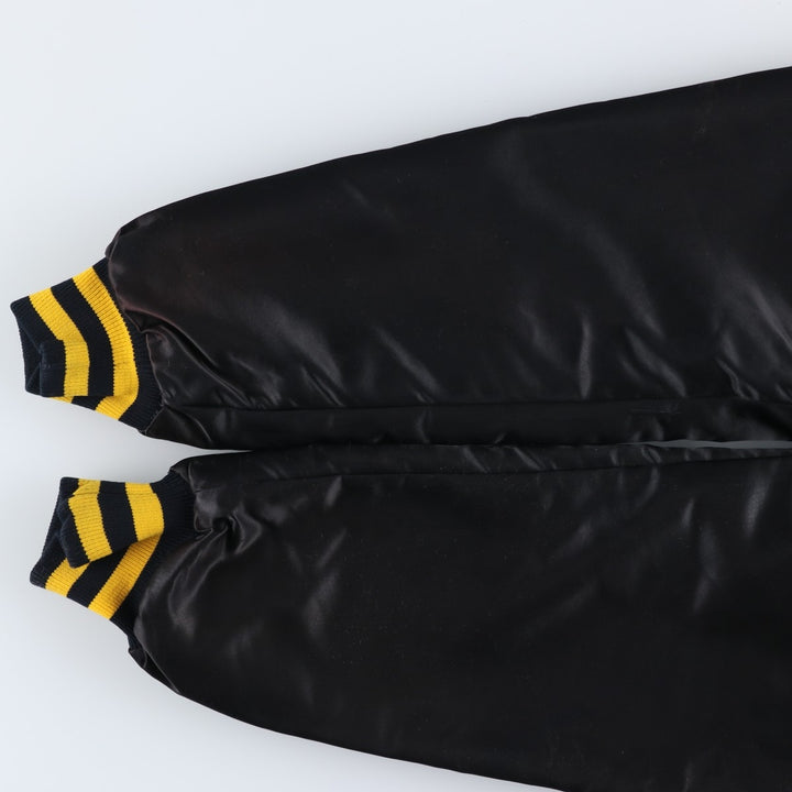 80s-90'S Starter MLB Pittsburgh Pirates Padded Nylon Stadium Jacket, Made in USA, Men's Size L Nylon black type Vintage Second Hand