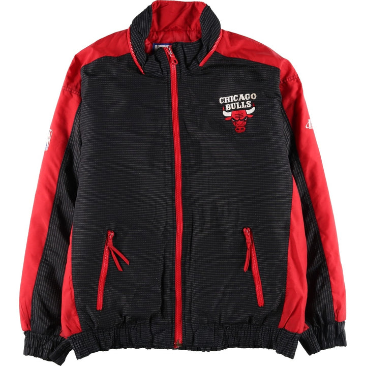 LOGO Athletic NBA Chicago Bulls Padded Puffer Jacket, Men's Size L Nylon red type Vintage Second Hand
