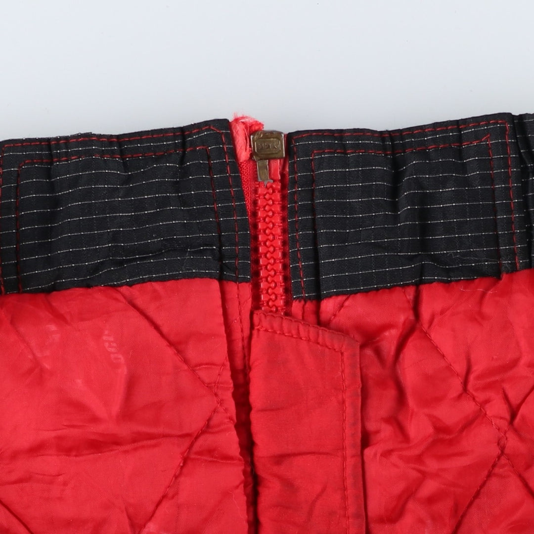 LOGO Athletic NBA Chicago Bulls Padded Puffer Jacket, Men's Size L Nylon red type Vintage Second Hand