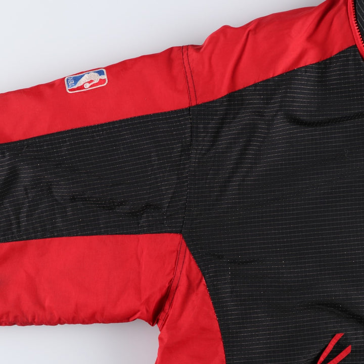 LOGO Athletic NBA Chicago Bulls Padded Puffer Jacket, Men's Size L Nylon red type Vintage Second Hand