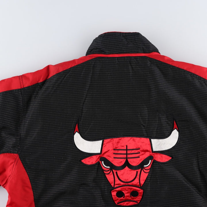 LOGO Athletic NBA Chicago Bulls Padded Puffer Jacket, Men's Size L Nylon red type Vintage Second Hand