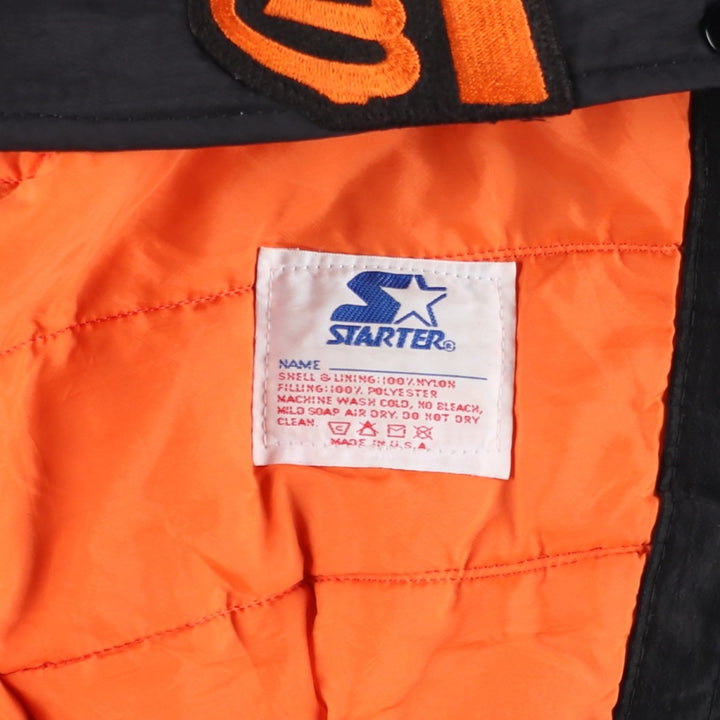 Starter MLB San Francisco Giants Padded Nylon Stadium Jacket, Made in USA, Men's Size Small Nylon black type Vintage Second Hand