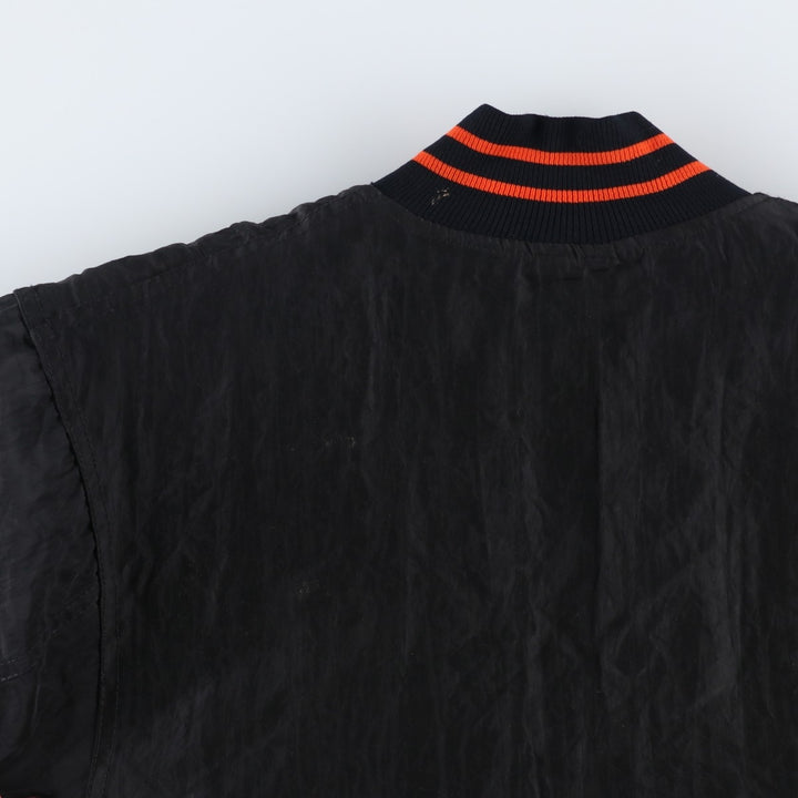 Starter MLB San Francisco Giants Padded Nylon Stadium Jacket, Made in USA, Men's Size Small Nylon black type Vintage Second Hand