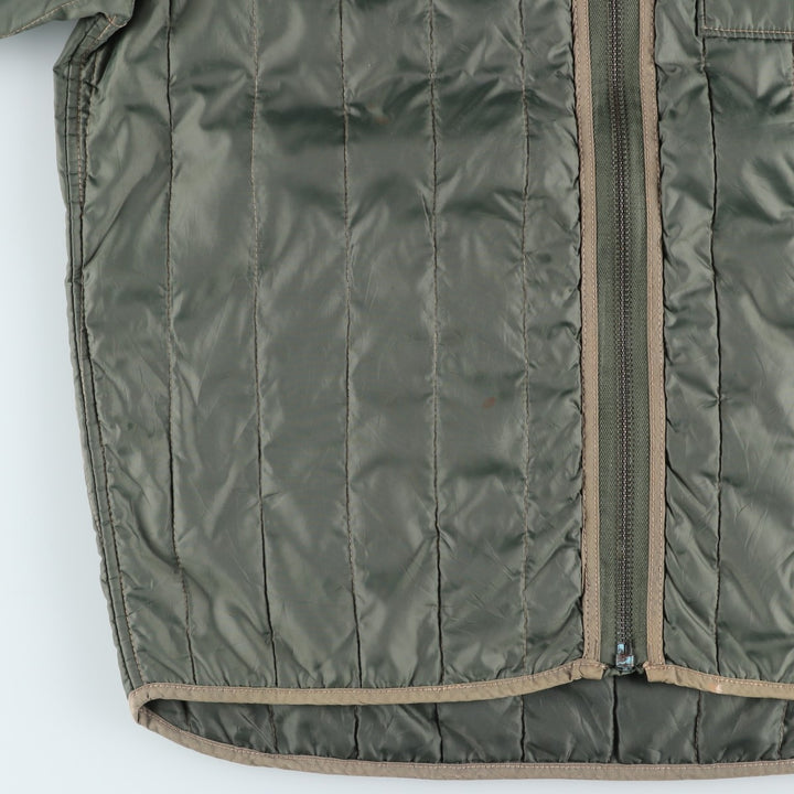 Ralph Lauren Polo Jeans Company Men's Padded Puffer Jacket, Size L polyester Khaki type sage green Vintage Second Hand