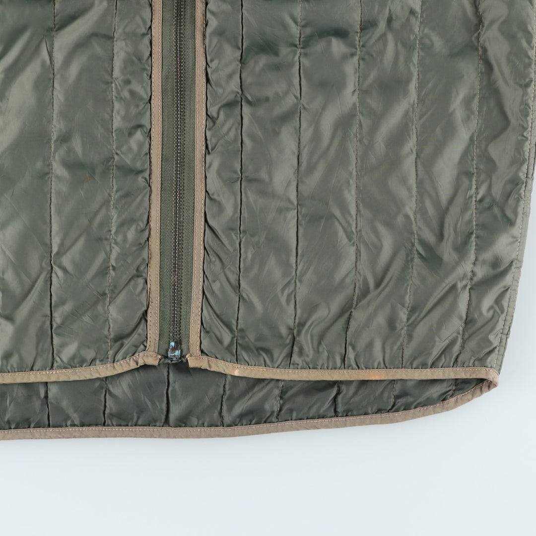 Ralph Lauren Polo Jeans Company Men's Padded Puffer Jacket, Size L polyester Khaki type sage green Vintage Second Hand