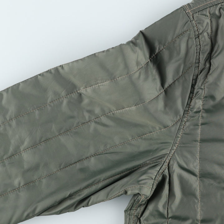 Ralph Lauren Polo Jeans Company Men's Padded Puffer Jacket, Size L polyester Khaki type sage green Vintage Second Hand