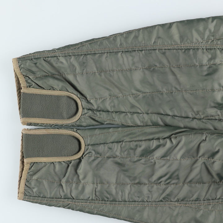 Ralph Lauren Polo Jeans Company Men's Padded Puffer Jacket, Size L polyester Khaki type sage green Vintage Second Hand