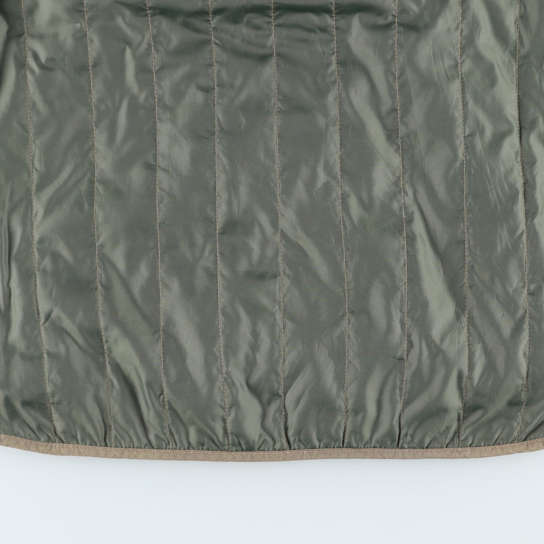 Ralph Lauren Polo Jeans Company Men's Padded Puffer Jacket, Size L polyester Khaki type sage green Vintage Second Hand