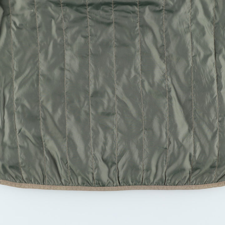 Ralph Lauren Polo Jeans Company Men's Padded Puffer Jacket, Size L polyester Khaki type sage green Vintage Second Hand