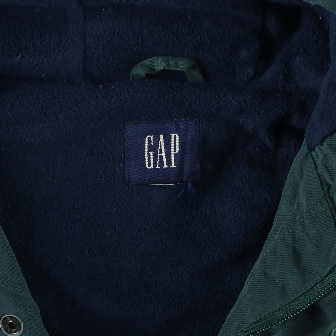 GAP Men's Padded Puffer Jacket and Anorak Parka (Size XL) unclear Green type dark green Vintage Second Hand