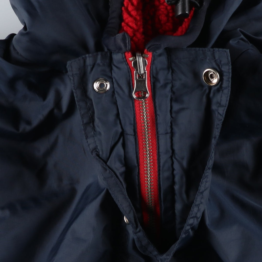 2000'S Ralph Lauren Polo Jeans Company reversible padded parka/puffer jacket, men's size M Nylon navy blue type Vintage Second Hand