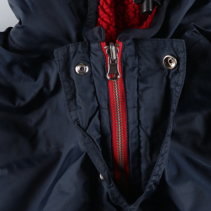 2000'S Ralph Lauren Polo Jeans Company reversible padded parka/puffer jacket, men's size M Nylon navy blue type Vintage Second Hand